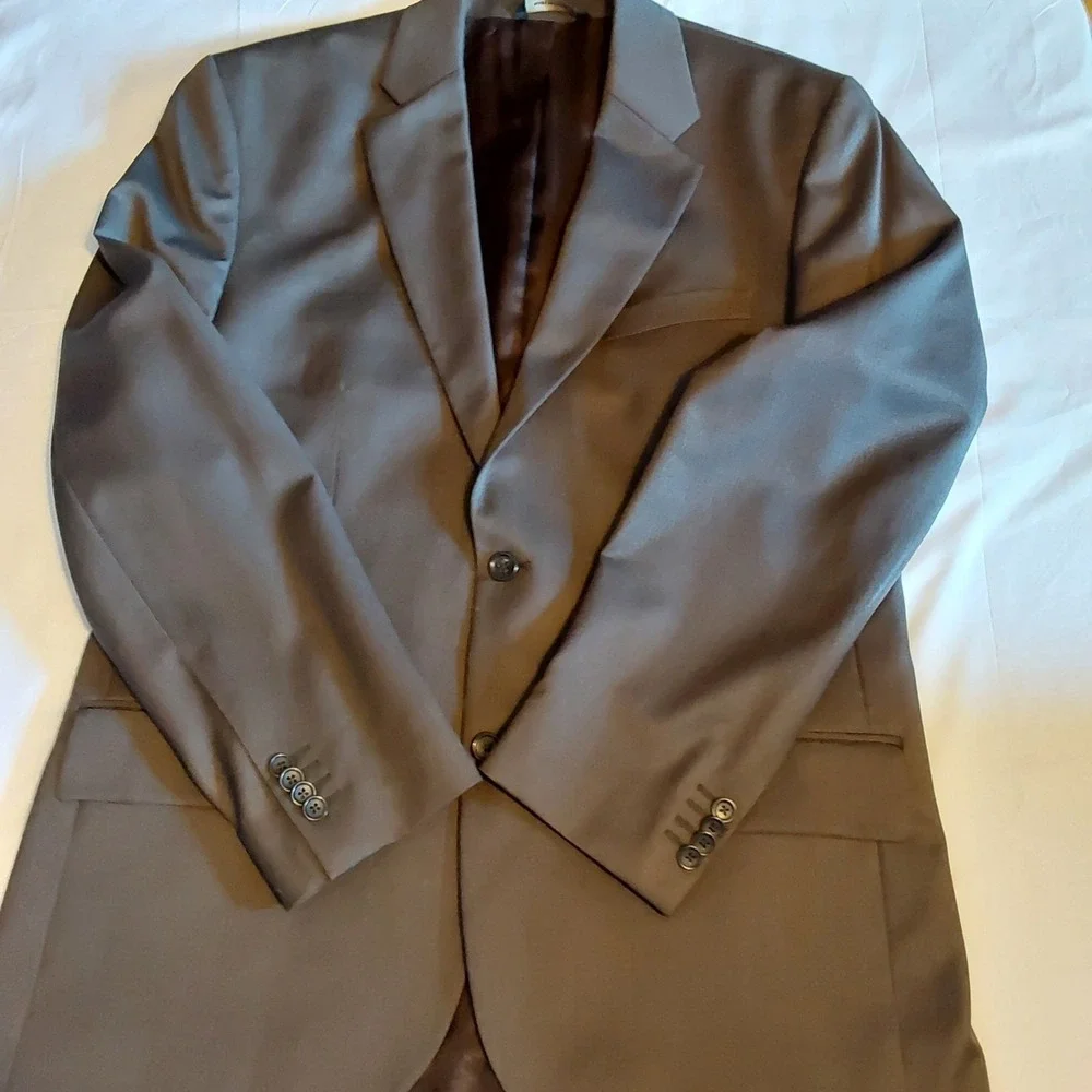 Banana Republic Men's Brown Jacket 100%‎ Wool Sport Coat Blazer 42R